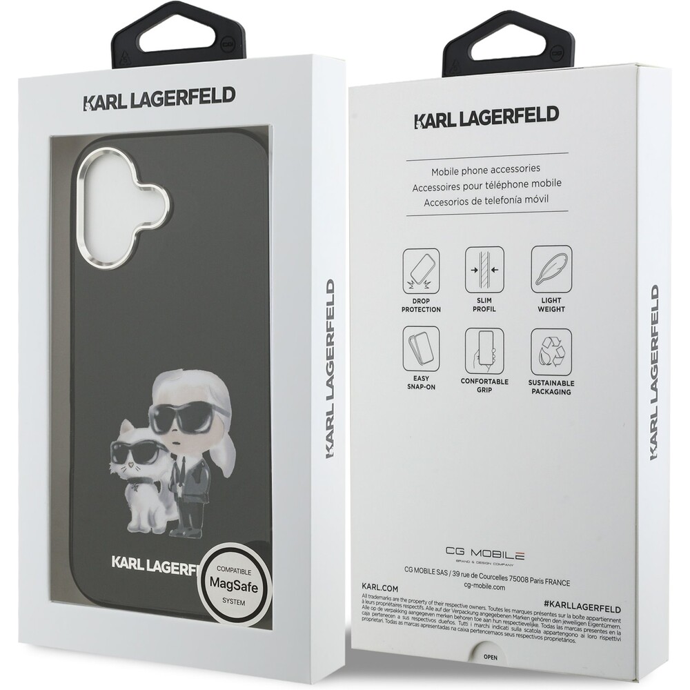 Karl-Lagerfeld-IML-Aquarelle-Karl-and-Choupette-kryt-iPhone-17-cerny