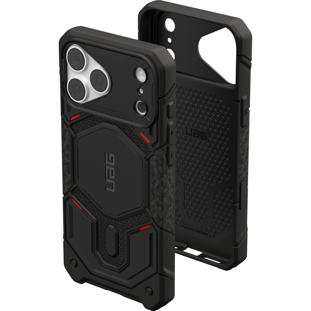 UAG-Monarch-Pro-MagSafe-Kevlar-kryt-iPhone-18-Pro-Max-17-Pro-Max-cerny