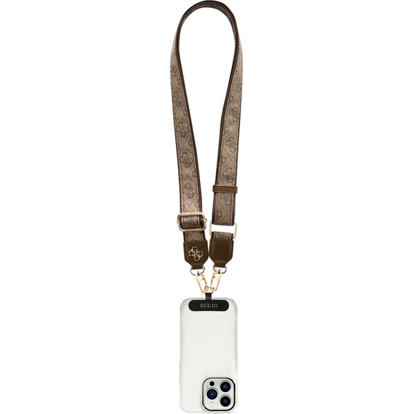 Guess-Crossbody-popruh-PU-4G-Metal-Logo-hnedy