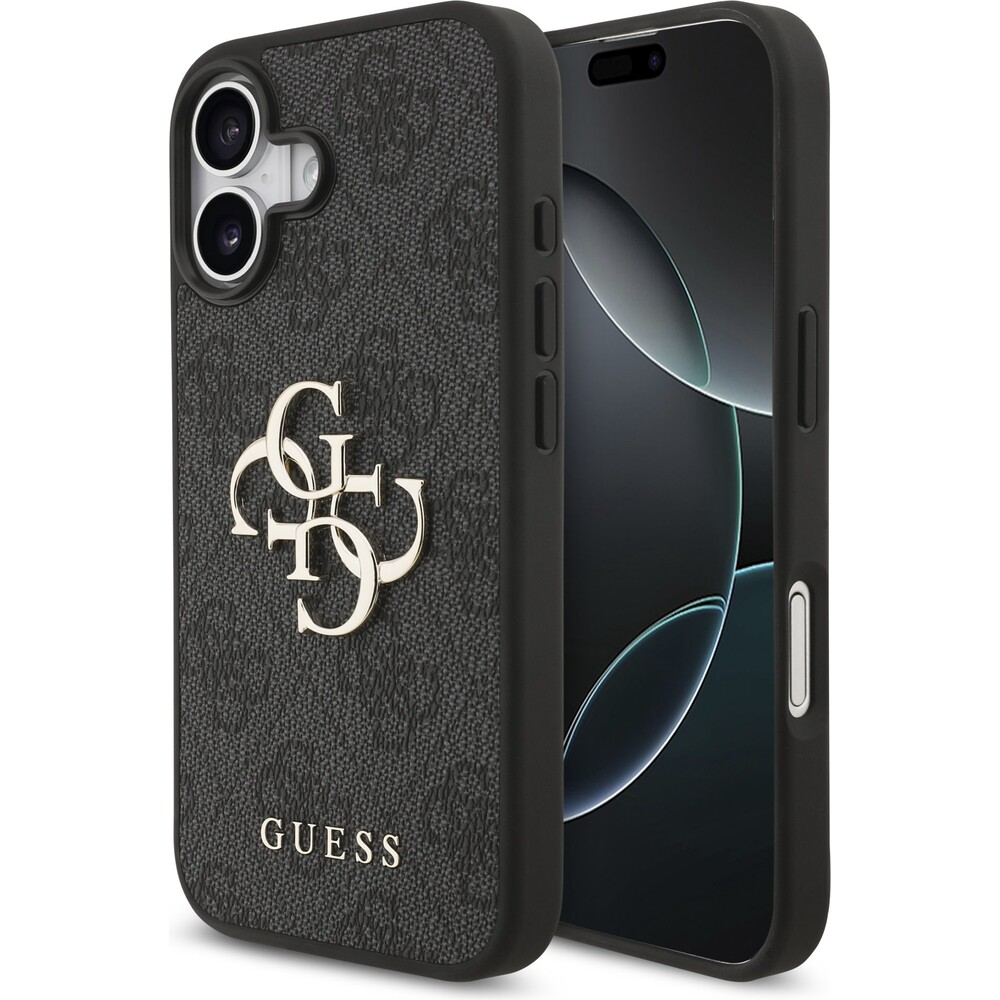 Guess-PU-4G-Metal-Logo-kryt-iPhone-17-sedy