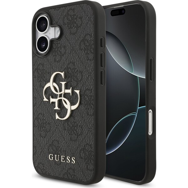 Guess-PU-4G-Metal-Logo-kryt-iPhone-17-sedy