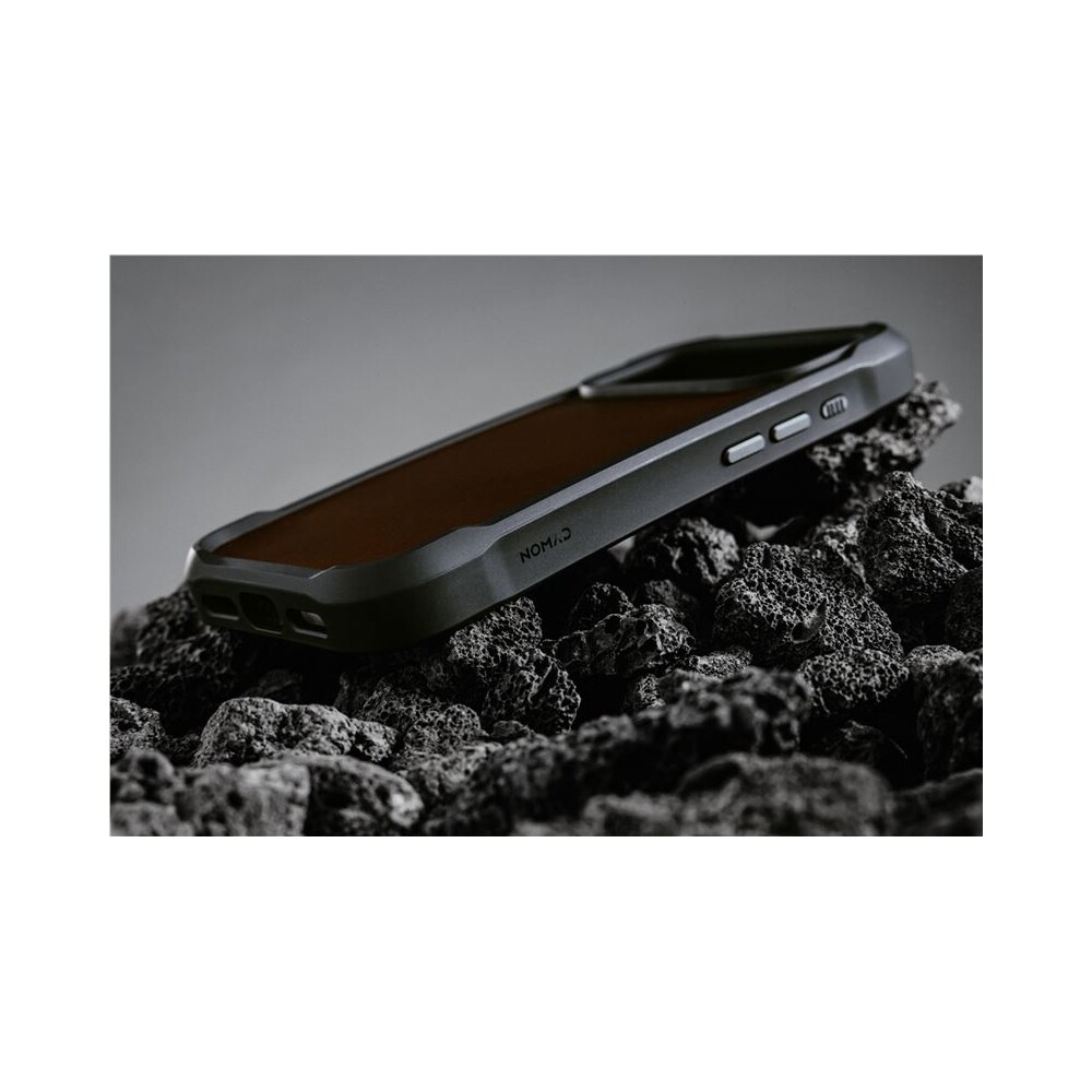 Nomad-Rugged-Leather-Case-Horween-MagSafe-kozeny-kryt-iPhone-17-Pro-Rustic-Brown