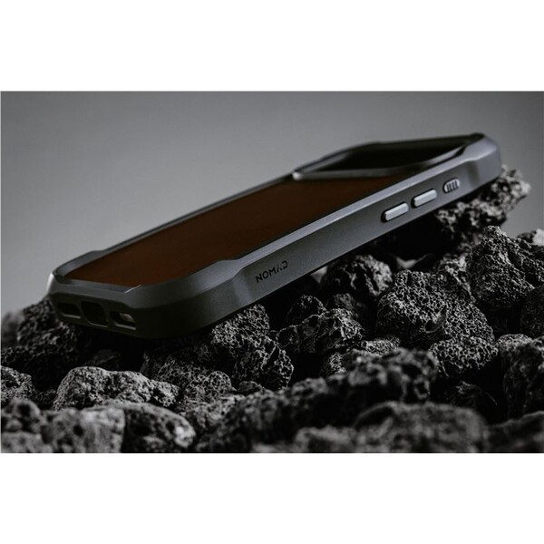Nomad-Rugged-Leather-Case-Horween-MagSafe-kozeny-kryt-iPhone-17-Pro-Rustic-Brown