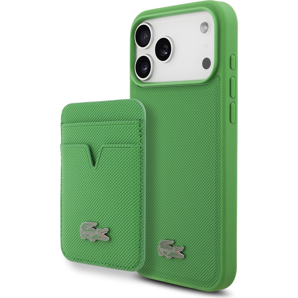 Lacoste-Iconic-Petit-Pique-MagSafe-kryt-penezenka-iPhone-17-Pro-Max-zeleny