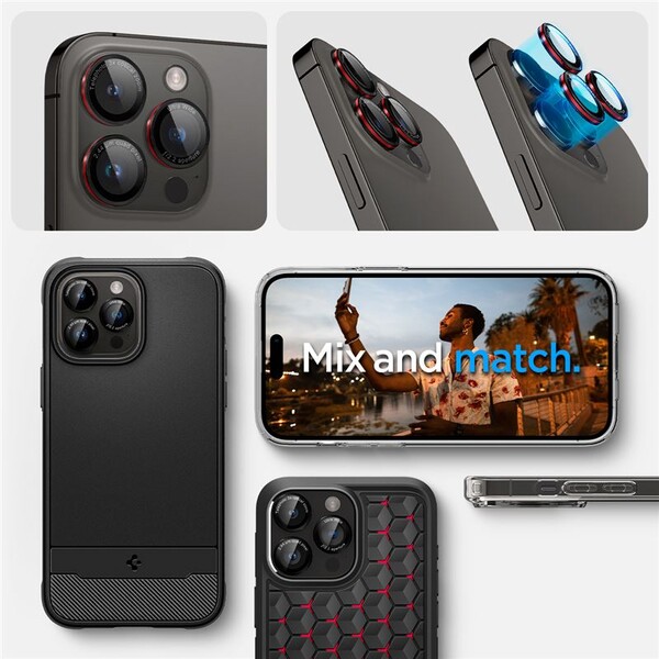 Spigen-Glass-tR-EZ-Fit-Optik-Pro-skla-iPhone-17-14-Pro-17-14-Pro-Max-black-red-2-ks-