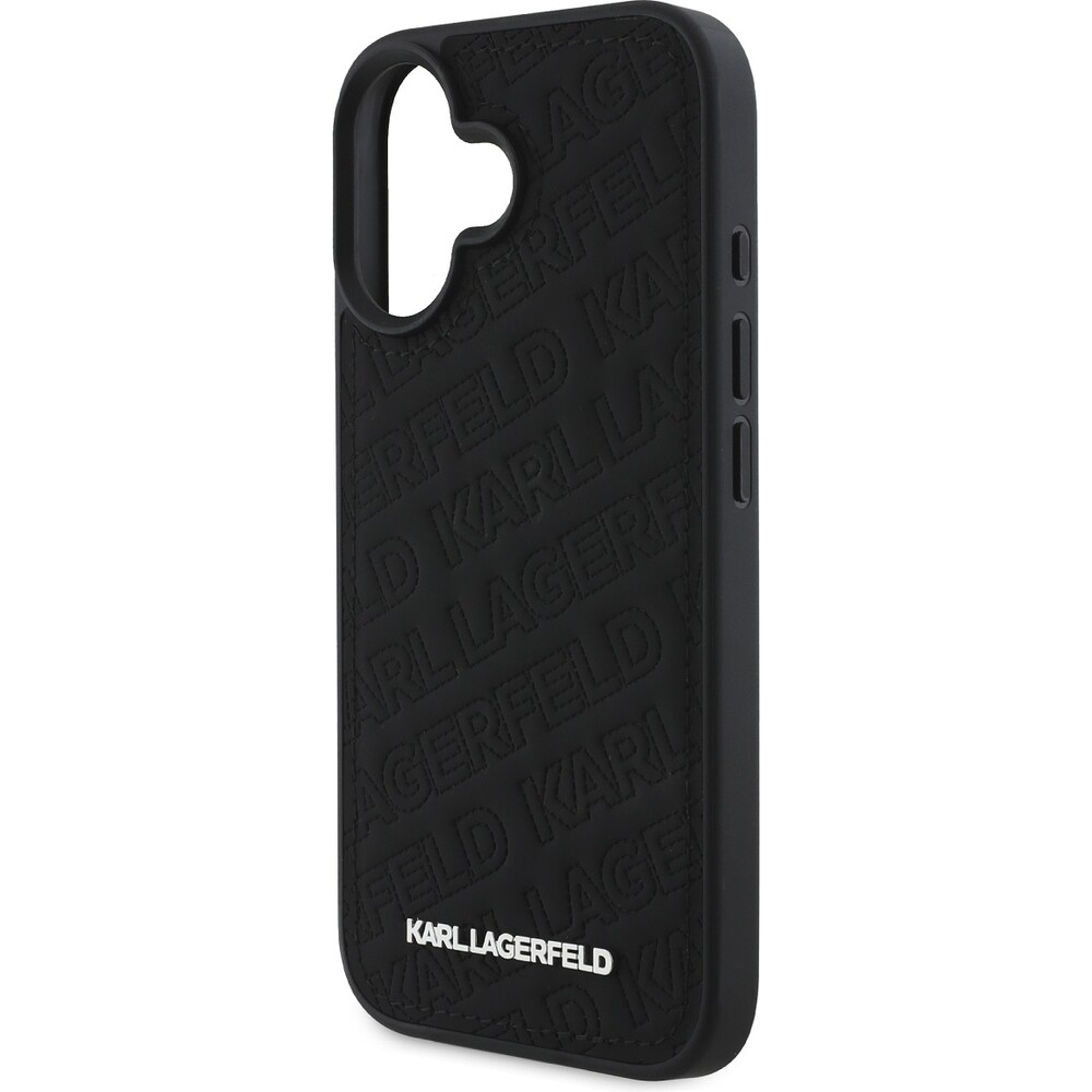 Karl-Lagerfeld-PU-Quilted-Pattern-kryt-pro-iPhone-16-cerny