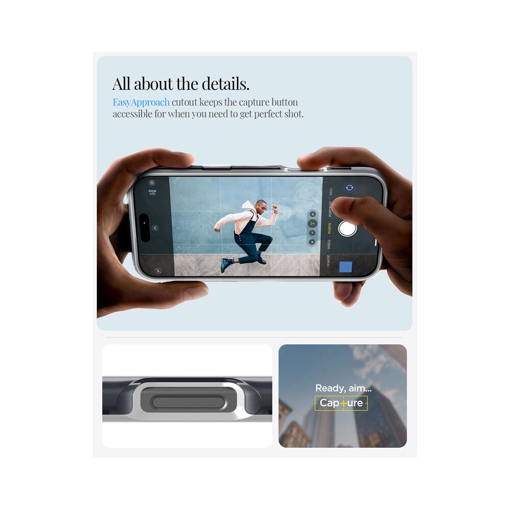 Spigen-Classic-C1-MagSafe-kryt-iPhone-16-Pro-Max-graphite