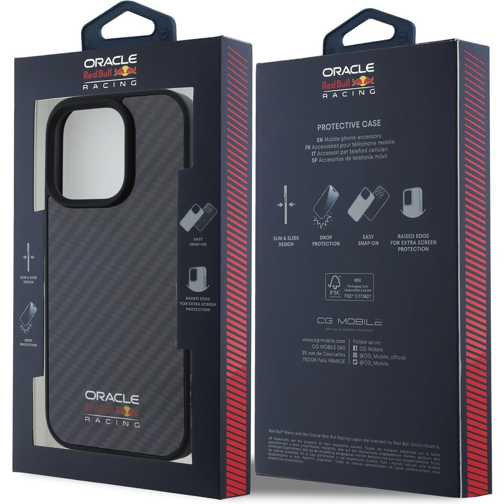 Oracle-Red-Bull-Racing-Carbon-Shiny-Logo-MagSafe-kryt-iPhone-16-Pro-Max-cerny