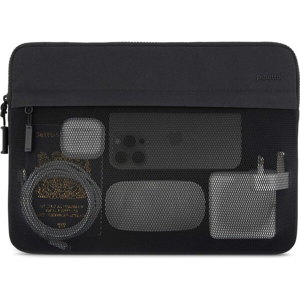 Pipetto-Expand-Sleeve-pouzdro-MacBook-Pro-14-MacBook-Air-13-6-cerne