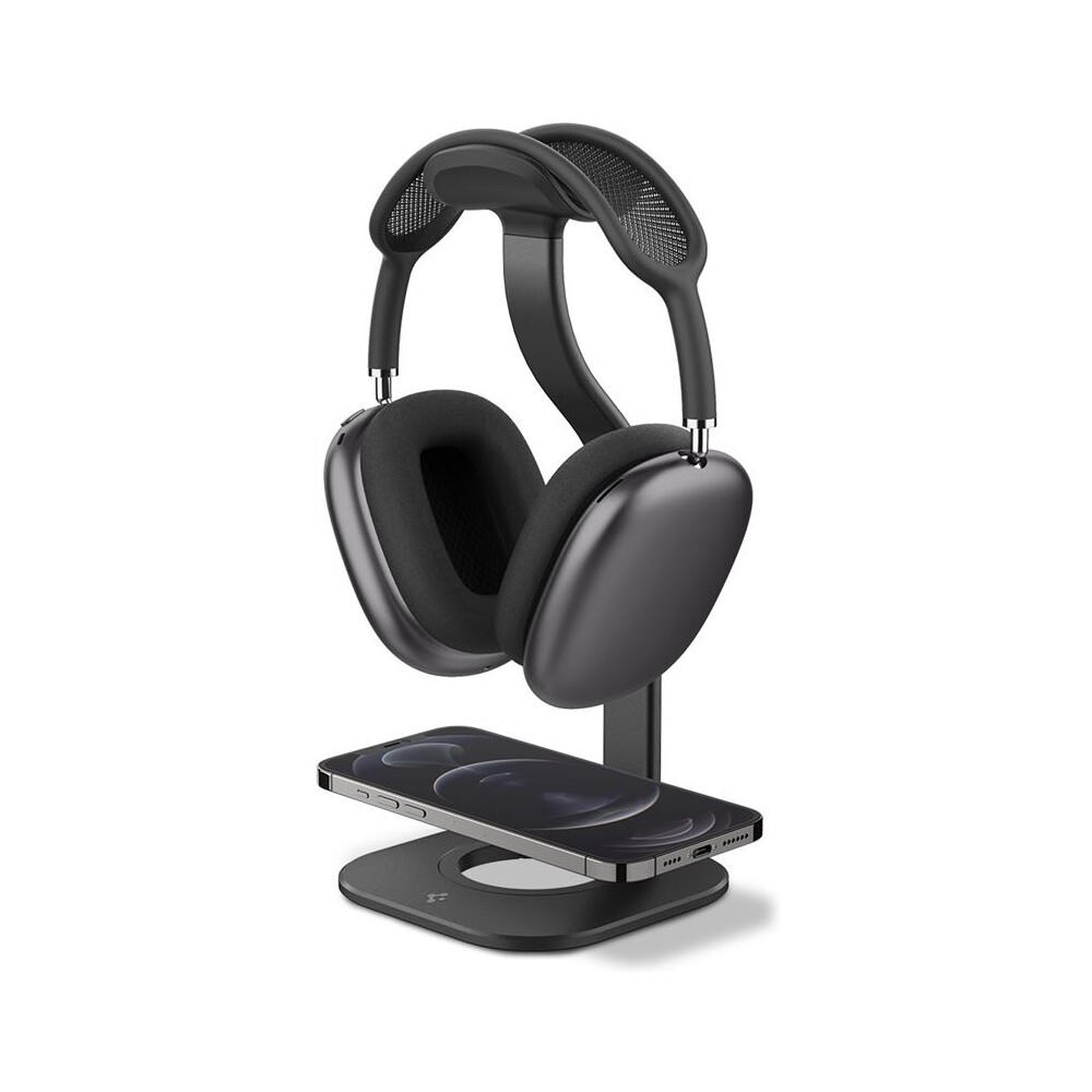Spigen-Nanotac-AirPods-Max-Stand-MagFit-hlinikovy-stojanek-cerny
