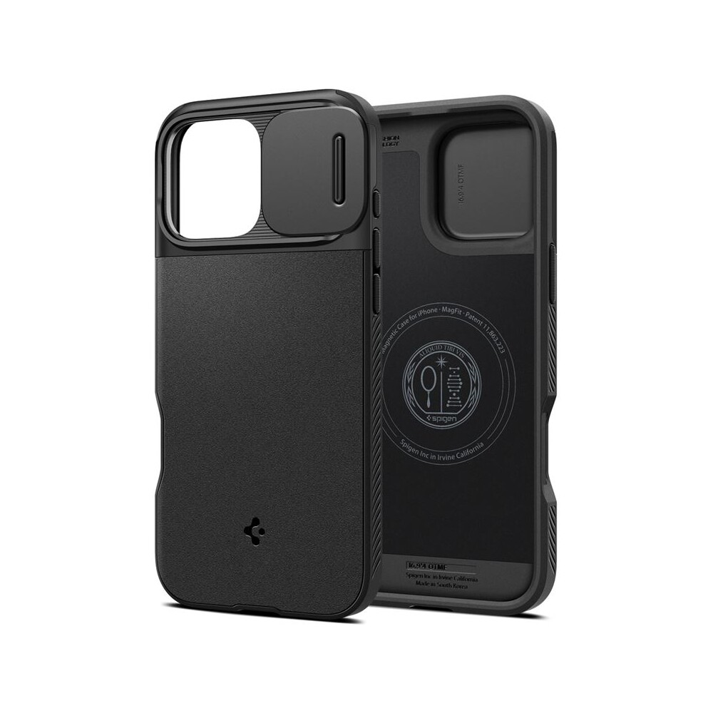 Spigen-Optik-Armor-MagSafe-kryt-iPhone-16-Pro-Max-black