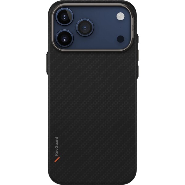 UNIQ-Keva-Edge-MagClick-MagSafe-kryt-iPhone-17-Pro-Max-Carbon-Black