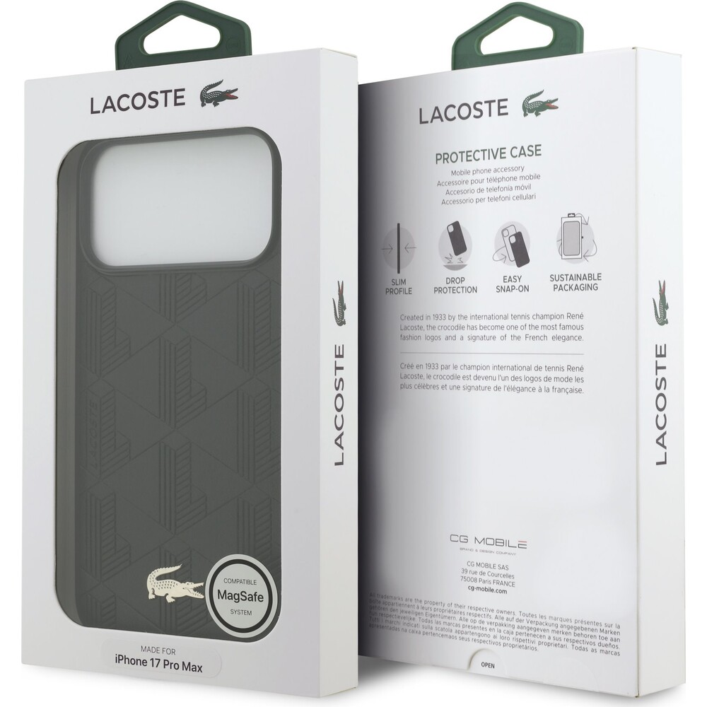 Lacoste-PU-Nomogramme-Gold-Logo-MagSafe-kryt-iPhone-17-Pro-Max-cerny