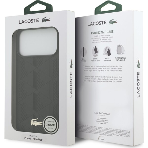 Lacoste-PU-Nomogramme-Gold-Logo-MagSafe-kryt-iPhone-17-Pro-Max-cerny