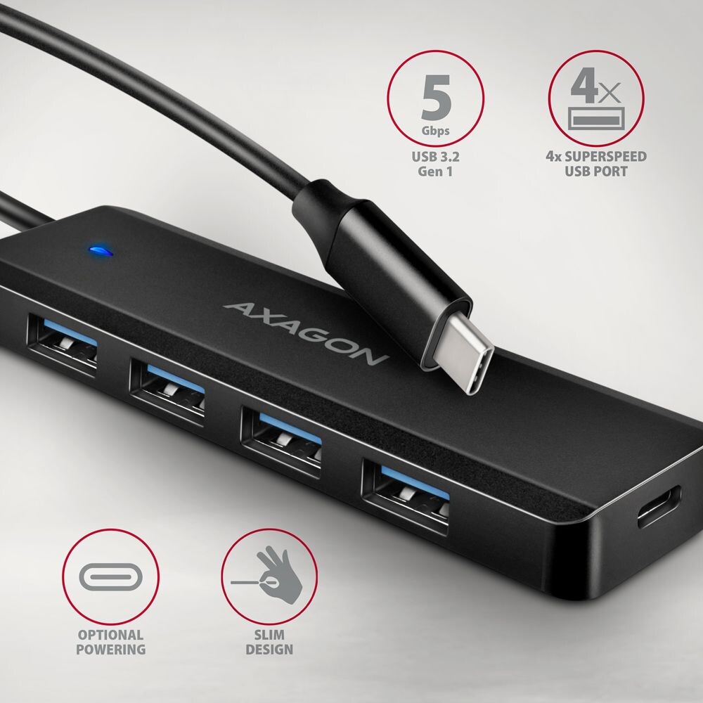 AXAGON-HUE-C1C-4v1-USB-C-hub