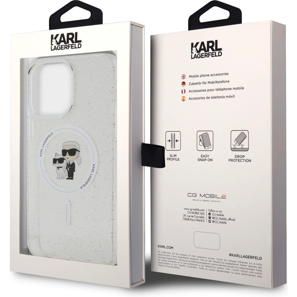 Karl-Lagerfeld-IML-Glitter-Karl-and-Choupette-MagSafe-kryt-iPhone-15-Pro-Max-ciry