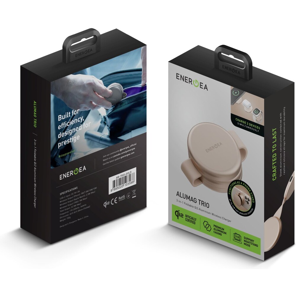 ENERGEA-AluMag-Trio-3v1-Foldable-Qi2-hlinikova-MagSafe-nabijecka-15W-zlata