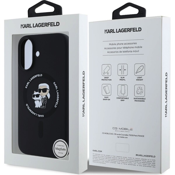 Karl-Lagerfeld-Liquid-Silicone-Karl-and-Choupette-MagSafe-kryt-iPhone-16-cerny