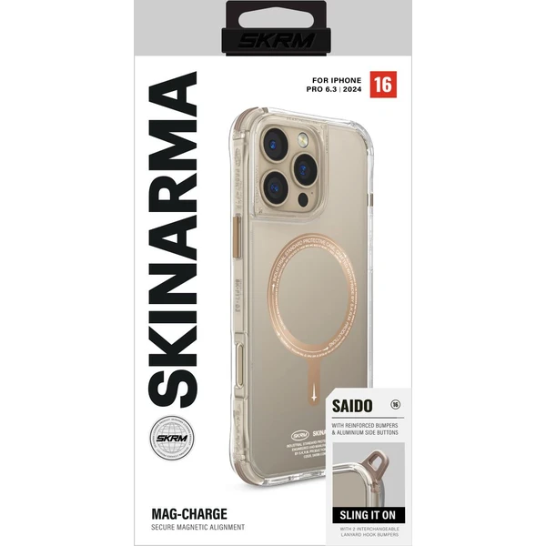 SKINARMA Saido Prime Mag-Charge kryt iPhone 16 Pro béžový - Pouzdra - Obrázek 9258f86d235d4b638964ef903c89875c