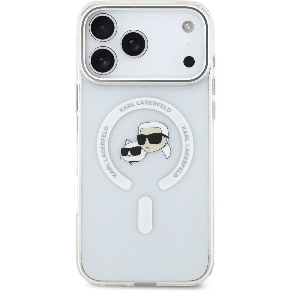 Karl-Lagerfeld-IML-K-CH-Heads-Metal-Frame-MagSafe-kryt-iPhone-17-Pro-Max-ciry