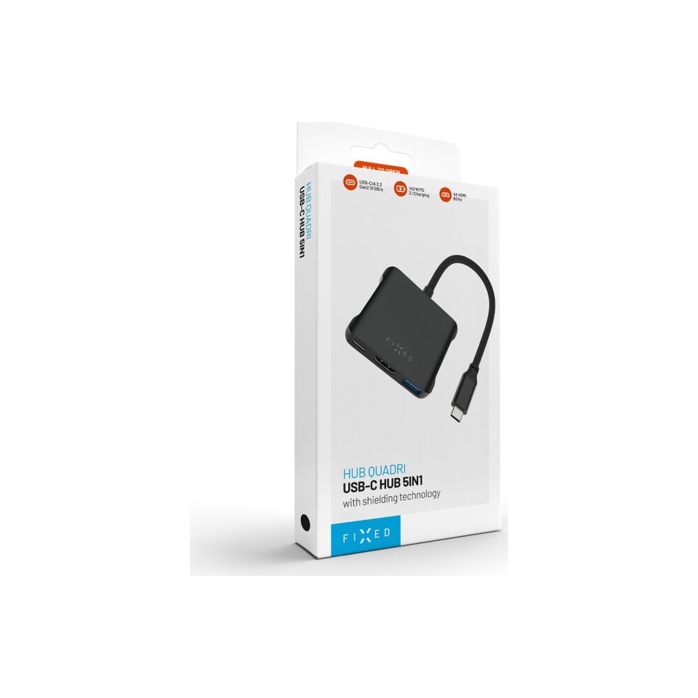 FIXED-HUB-Quadri-hlinikovy-USB-C-hub-pro-notebooky-140W-PD-3-1-vesmirne-cerny