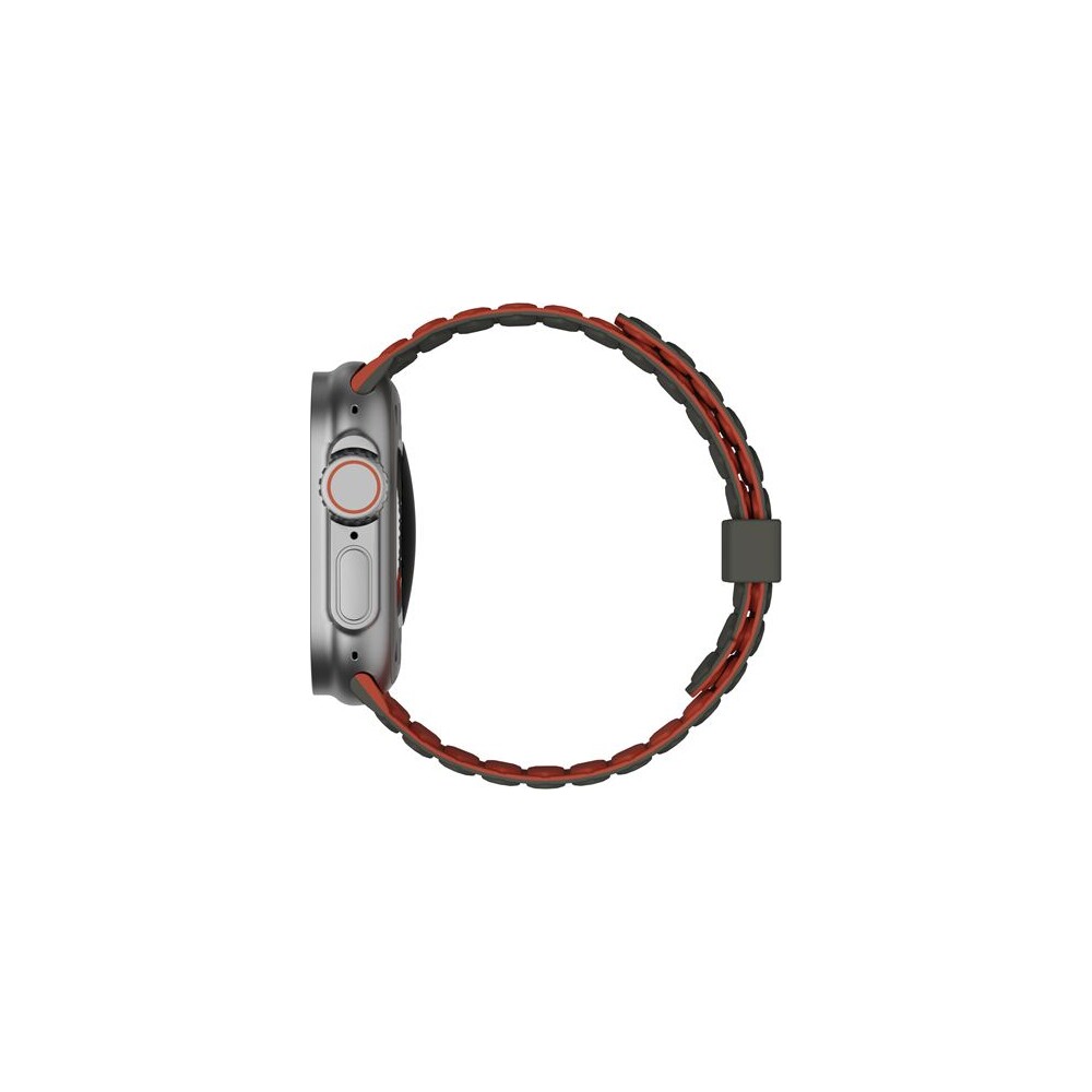 UAG-Pathfinder-reminek-Apple-Watch-49-46-45-44-42mm-olivovy-oranzovy