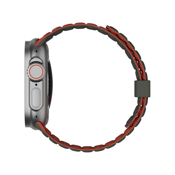 UAG-Pathfinder-reminek-Apple-Watch-49-46-45-44-42mm-olivovy-oranzovy