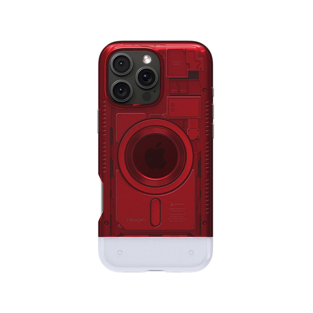 Spigen-Classic-C1-MagSafe-kryt-iPhone-16-Pro-ruby