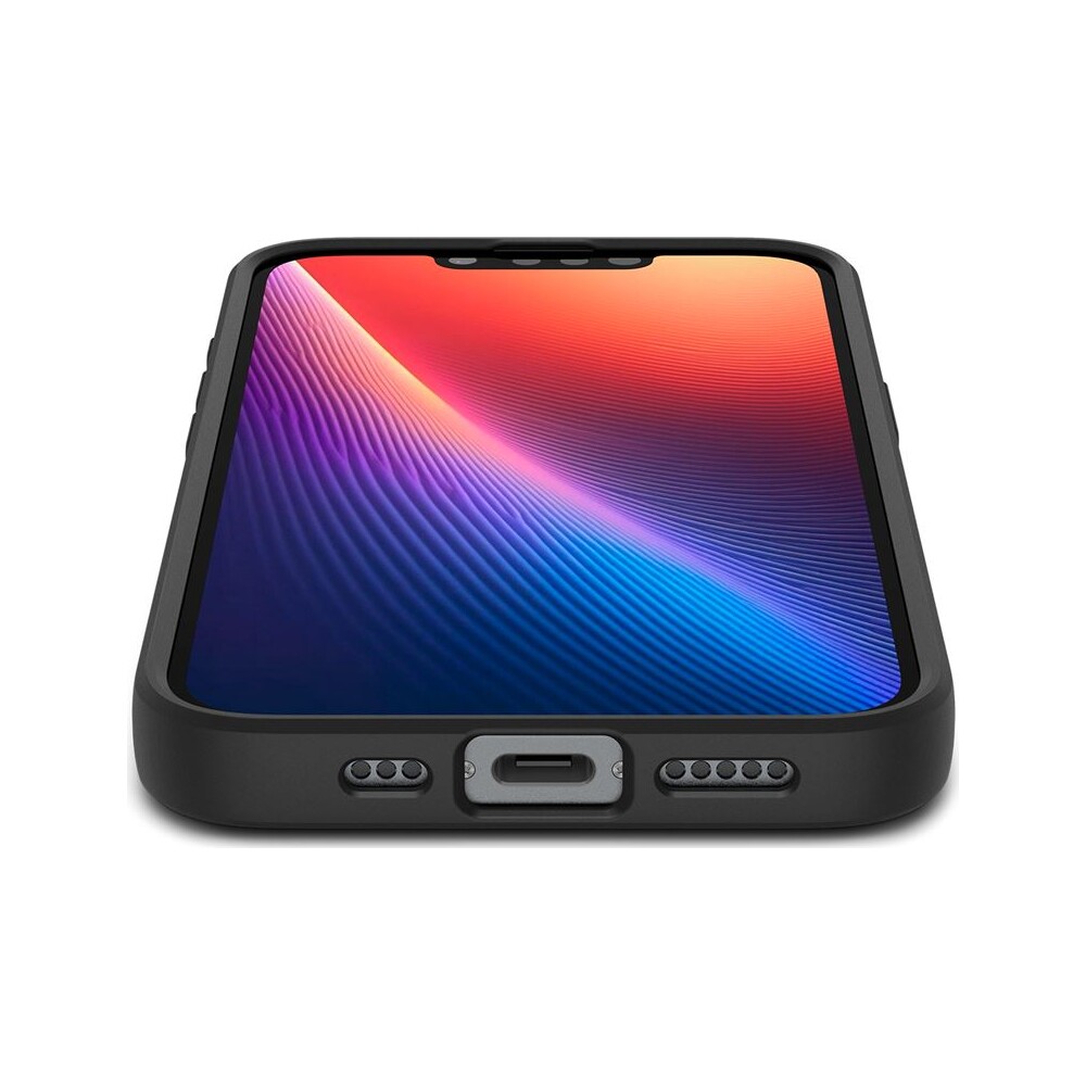 Spigen-Liquid-Air-kryt-iPhone-17e-16e-matne-cerny