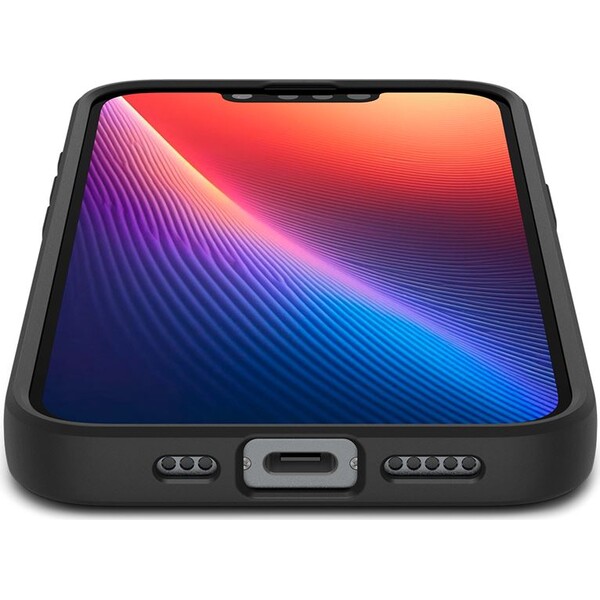Spigen-Liquid-Air-kryt-iPhone-17e-16e-matne-cerny