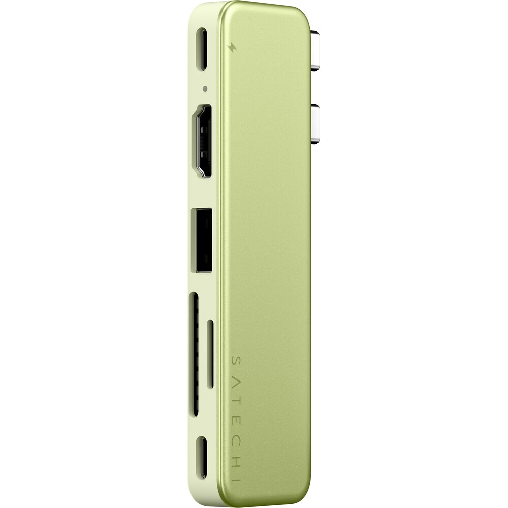 Satechi-USB-C-Snap-Hub-MacBook-Neo-citrusove-zluty