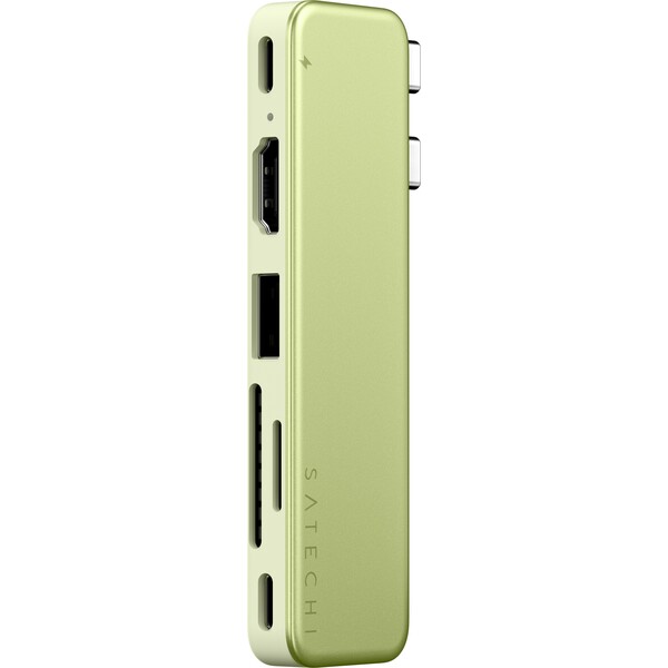 Satechi-USB-C-Snap-Hub-MacBook-Neo-citrusove-zluty