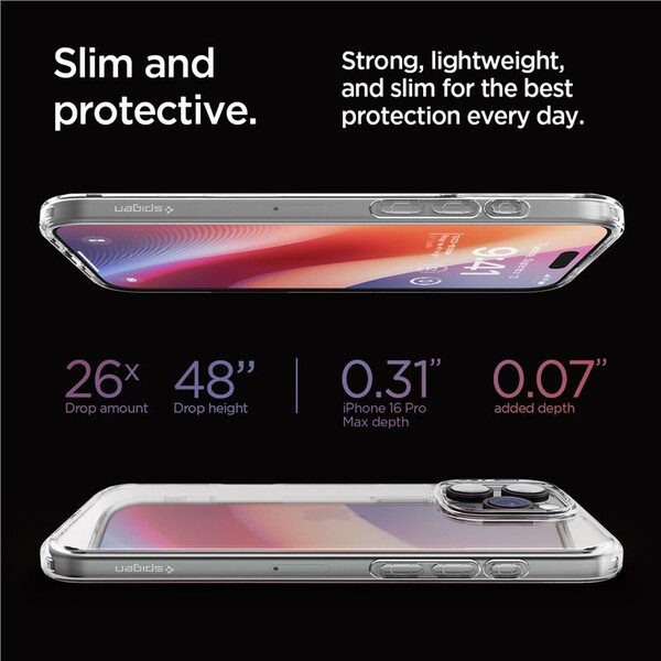Spigen-Ultra-Hybrid-kryt-iPhone-16-Pro-Max-crystal-clear