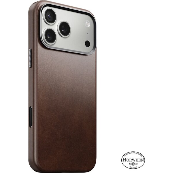 Nomad-Traditional-Leather-Case-Horween-MagSafe-kozeny-kryt-iPhone-17-Pro-Max-Rustic-Brown
