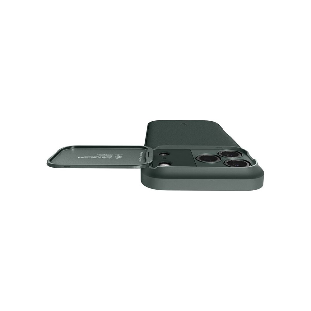 Spigen-Optik-Armor-MagSafe-kryt-iPhone-17-Pro-Max-abyss-green