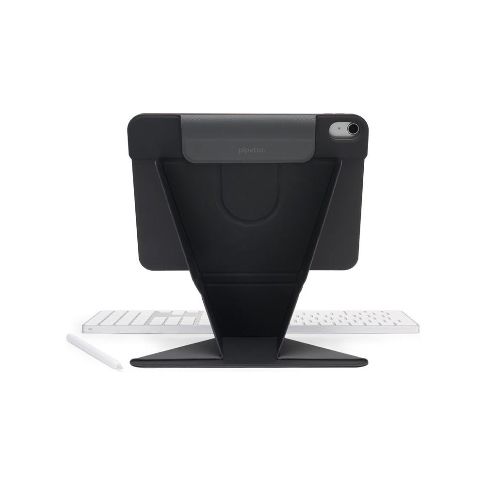 Pipetto-Origami-No6-Stand-pouzdro-iPad-Air-11-2026-2025-2024-iPad-Air-10-9-2022-2020-cerne