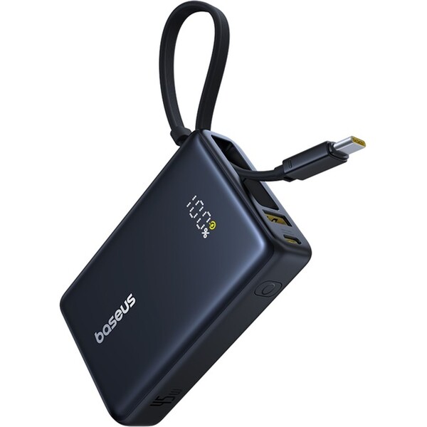 Baseus-PicoGo-powerbanka-10000mAh-45W-s-digitalnim-displejem-a-kabelem-USB-C-cerna