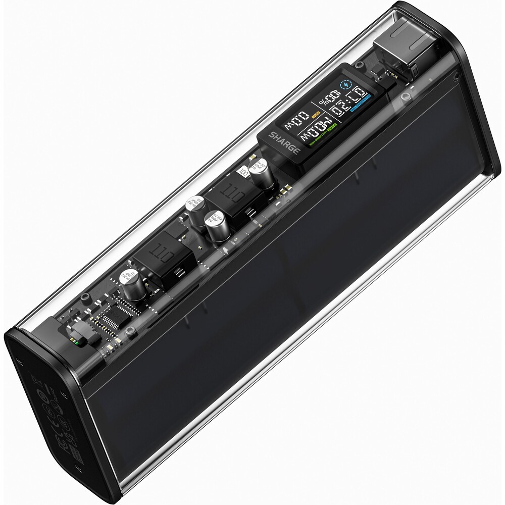 SHARGE-Shargeek-140W-powerbanka-20000-mAh-LCD-cerna