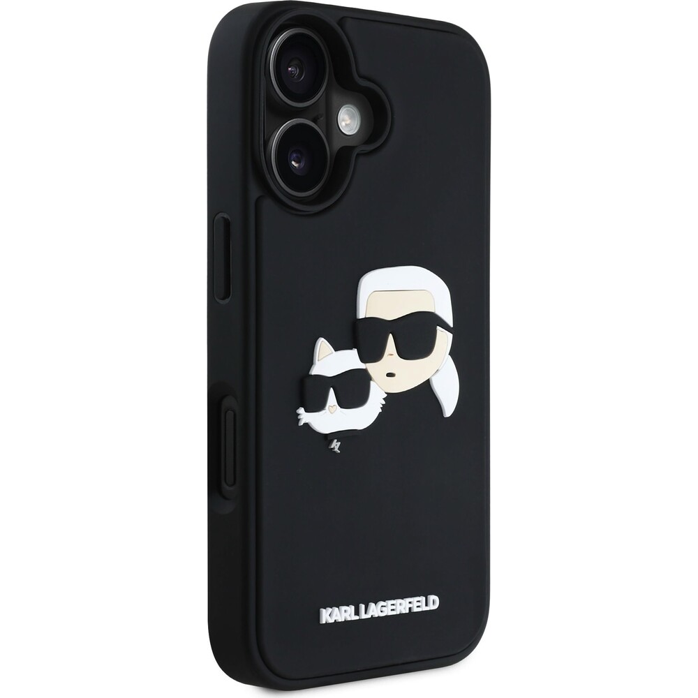 Karl-Lagerfeld-3D-Rubber-Double-Heads-kryt-iPhone-16-cerny