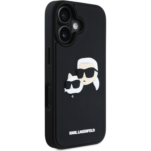 Karl-Lagerfeld-3D-Rubber-Double-Heads-kryt-iPhone-16-cerny