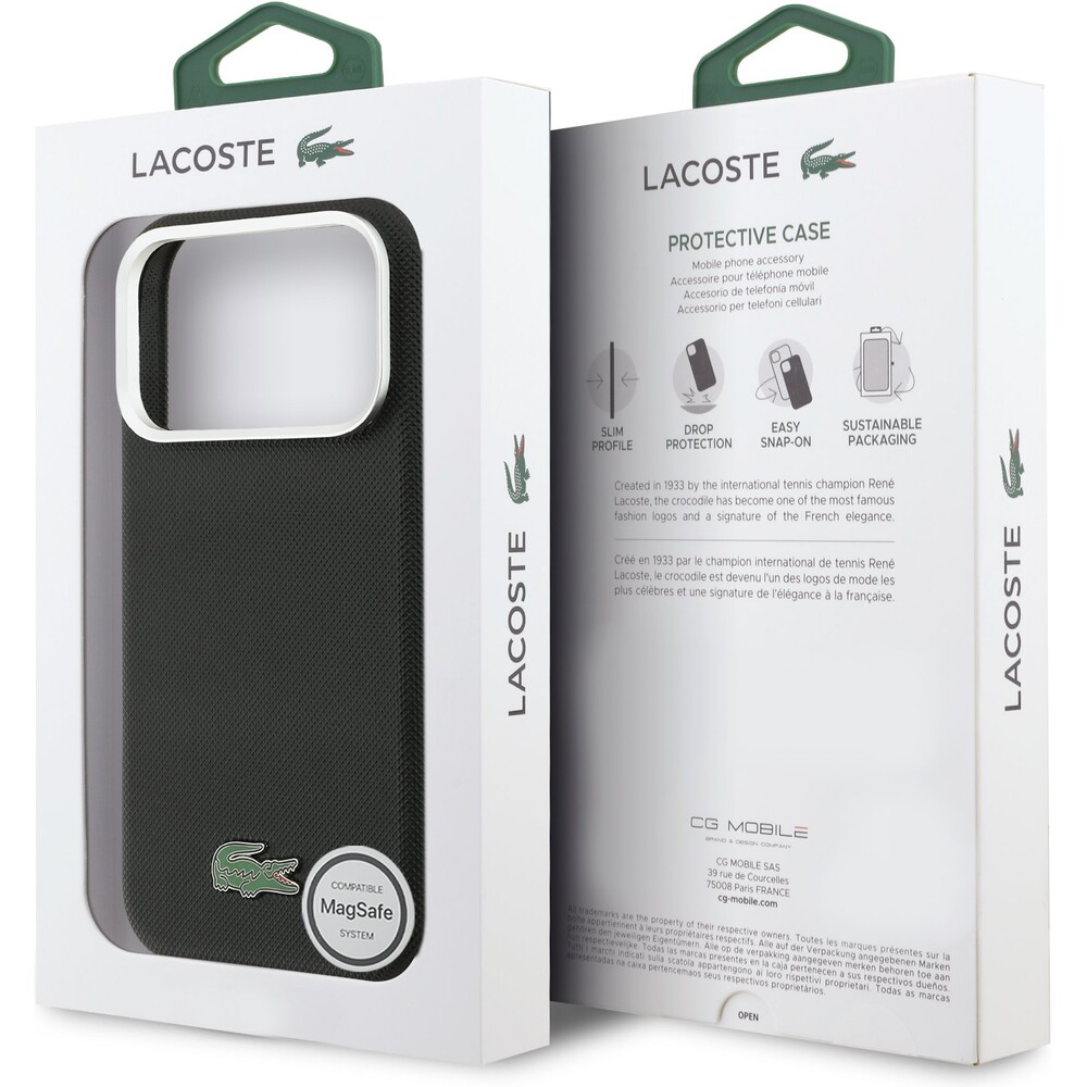 Lacoste-Iconic-Petit-Pique-Metal-Logo-MagSafe-kryt-iPhone-17-Pro-cerny