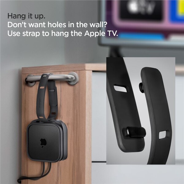 Spigen-Silicone-Fit-Mount-silikonovy-drzak-pro-Apple-TV-4K-3th-Gen-2022-cerny