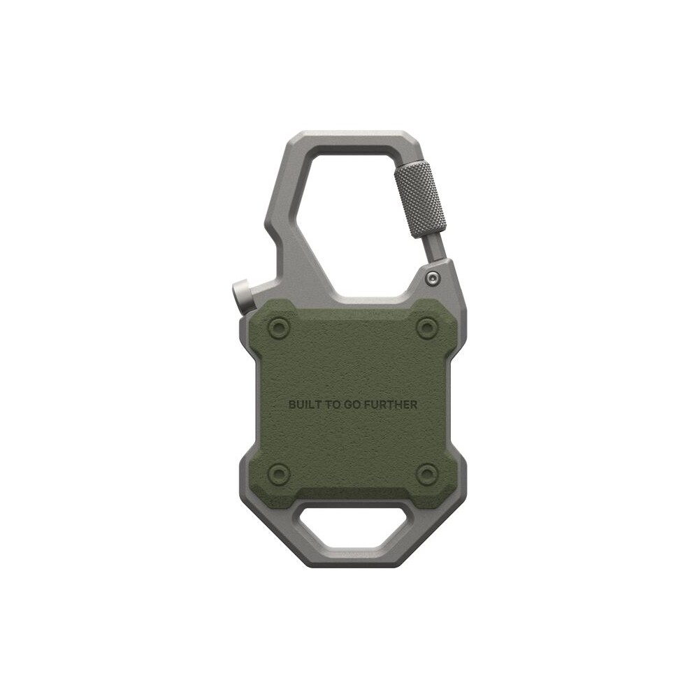 UAG-Monarch-AirTag-Carabiner-pouzdro-pro-AirTag-lokator-olivove-zelene