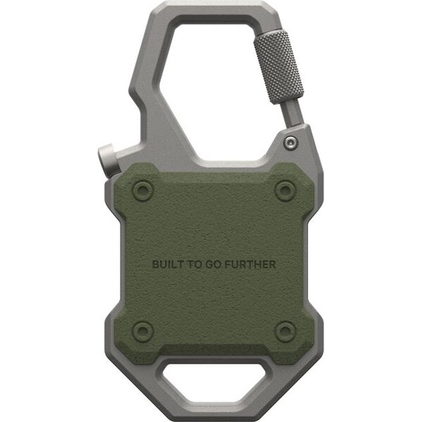 UAG-Monarch-AirTag-Carabiner-pouzdro-pro-AirTag-lokator-olivove-zelene