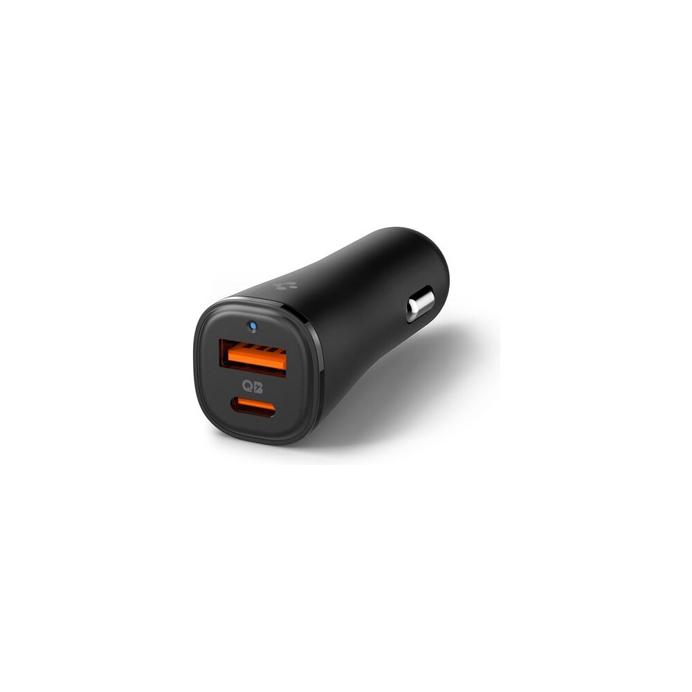 Spigen-ArcStation-Essential-48W-nabijecka-do-auta-cerna