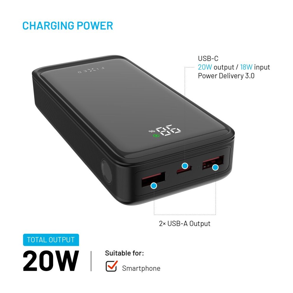 FIXED-Zen2-20-powerbanka-s-LCD-displejem-a-PD-20W-20-000-mAh-cerna