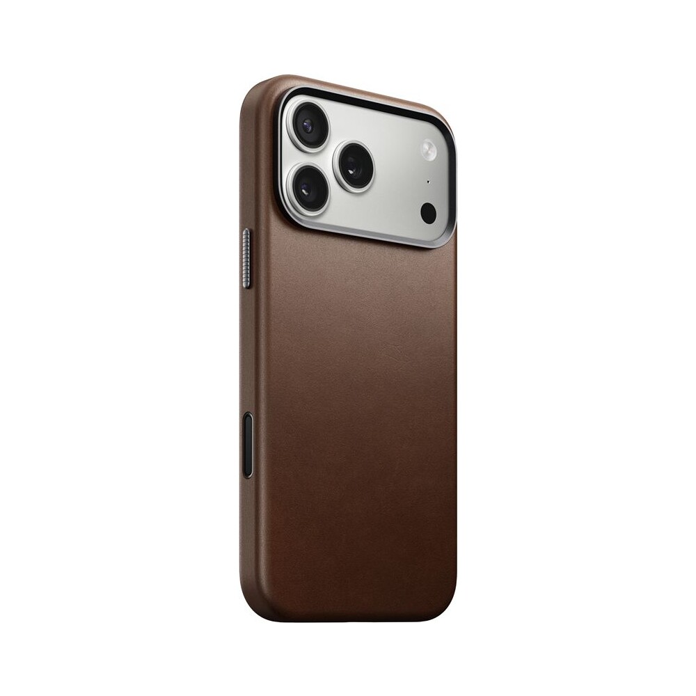 Nomad-Traditional-Leather-Case-MagSafe-kozeny-kryt-iPhone-17-Pro-Max-Brown