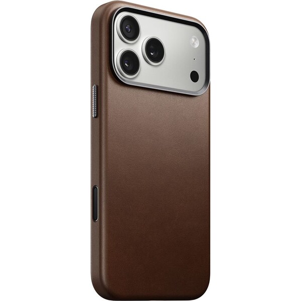 Nomad-Traditional-Leather-Case-MagSafe-kozeny-kryt-iPhone-17-Pro-Max-Brown