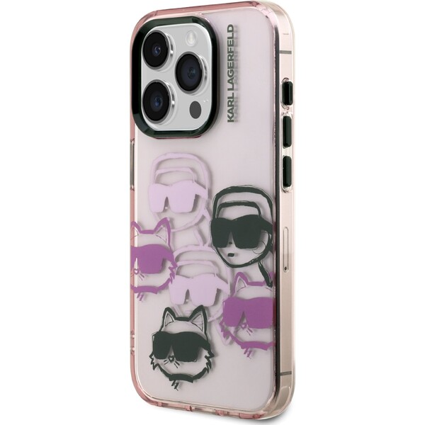 Karl-Lagerfeld-IML-Multi-K-CH-Heads-kryt-iPhone-15-Pro-ruzovy