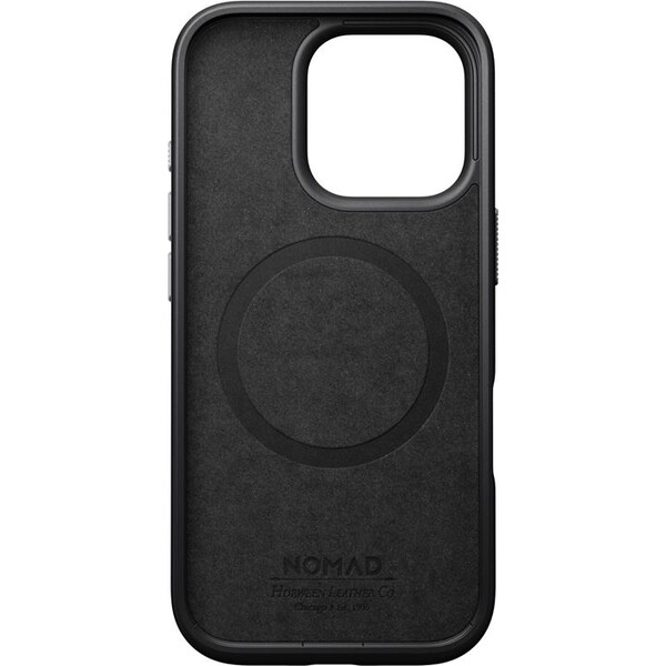 Nomad-Modern-Leather-Case-MagSafe-kryt-iPhone-16-Pro-zeleny-chromovany